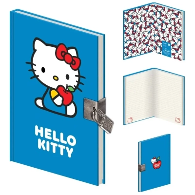 Hello Kitty (Favourite Apple) A5 Prem. Lockable Notebook