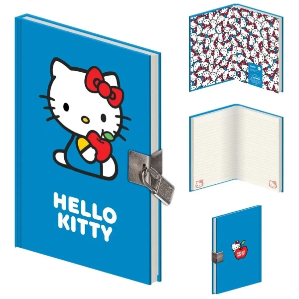 Hello Kitty (Favourite Apple) A5 Prem. Lockable Notebook