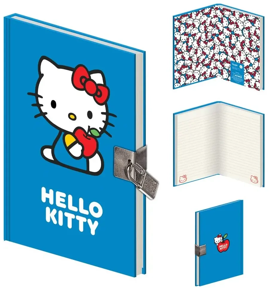 Hello Kitty (Favourite Apple) A5 Prem. Lockable Notebook