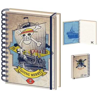 One Piece Live Action (Going Merry) A5 Wiro Notebook