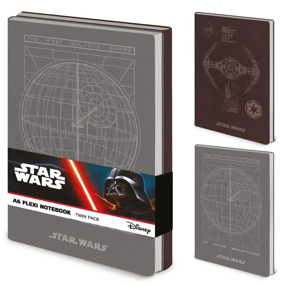 Star Wars (Empire) A6 Flexi Notebook Twin Pack