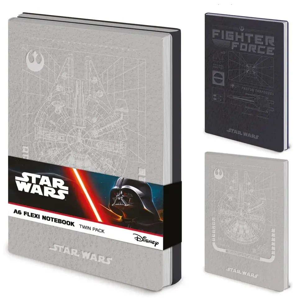 Star Wars (Rebel) A6 Flexi Notebook Twin Pack