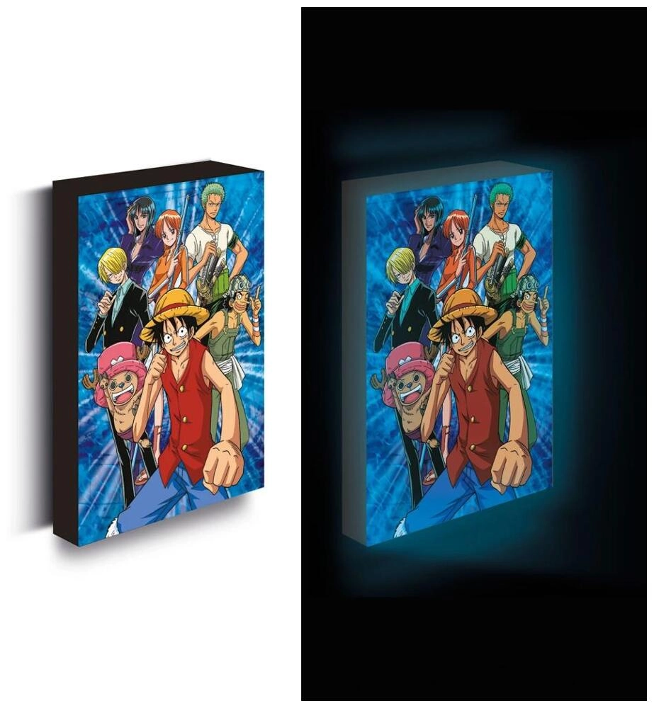 One Piece (Luffy'S Crew) 30X40Cm Light-Up Canvas