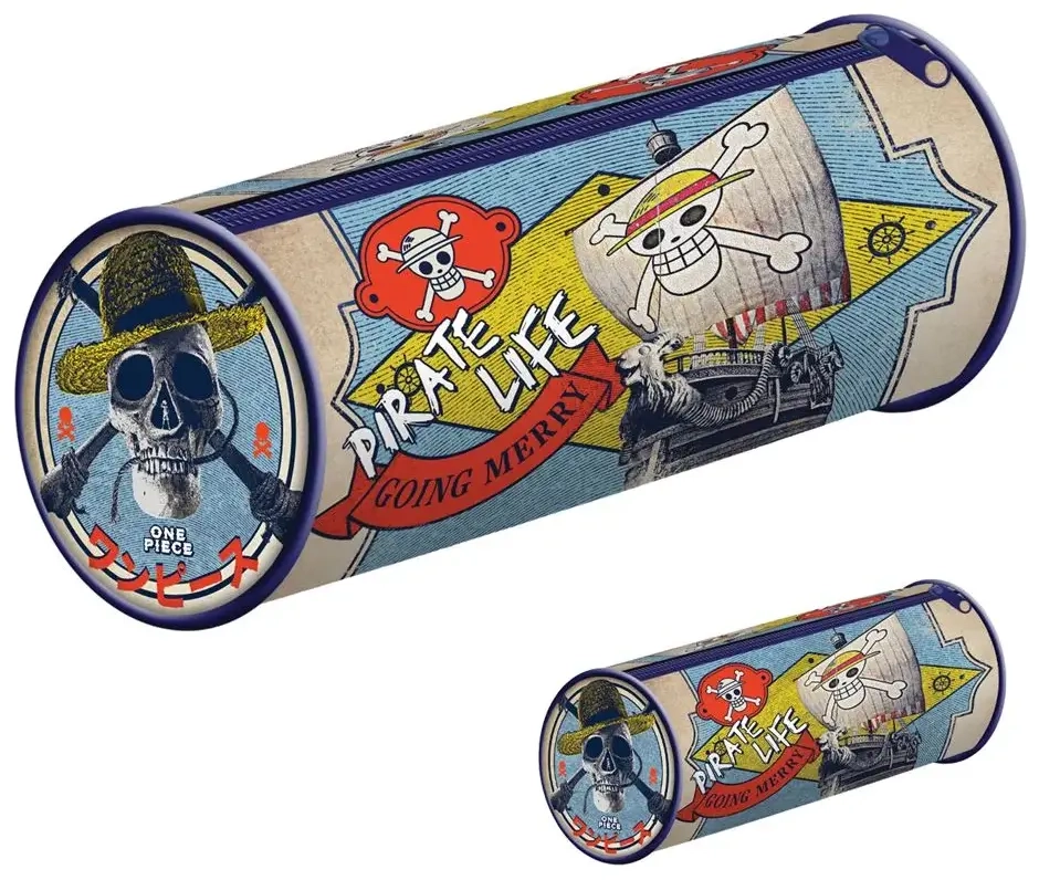 One Piece Live Action (Going Merry) Barrel Pencil Case