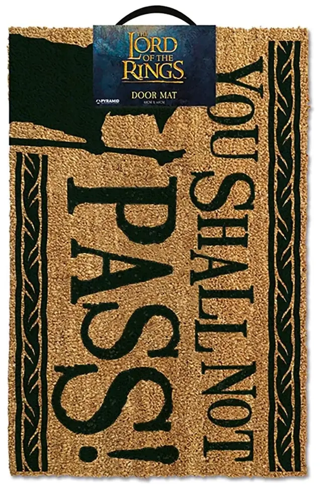 The Lord Of The Rings (You Shall Not Pass) Doormat