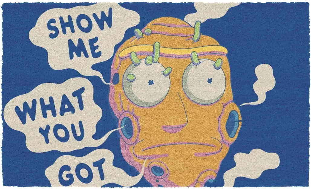 Show Me What You Got Doormat 60X40 Rick And Morty