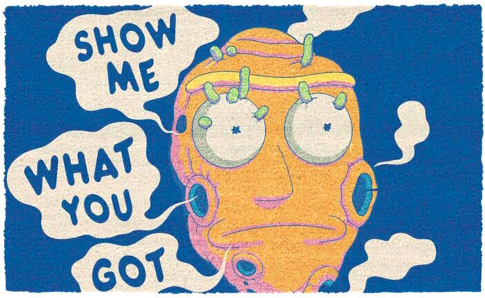 Show Me What You Got Doormat 60X40 Rick And Morty