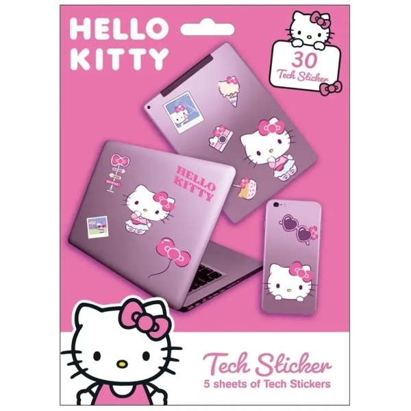 Hello Kitty (Luna Park) Tech Stickers