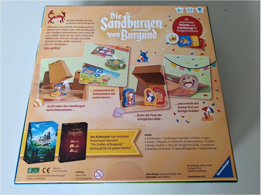 Die Sandburgen von Burgund (Leicht defekete Verpackung)