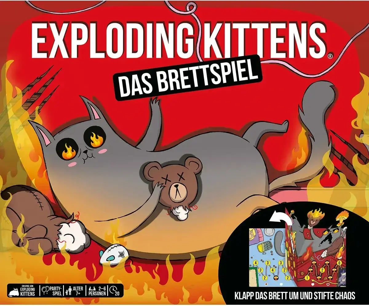 Exploding Kittens - Das Brettspiel - DE