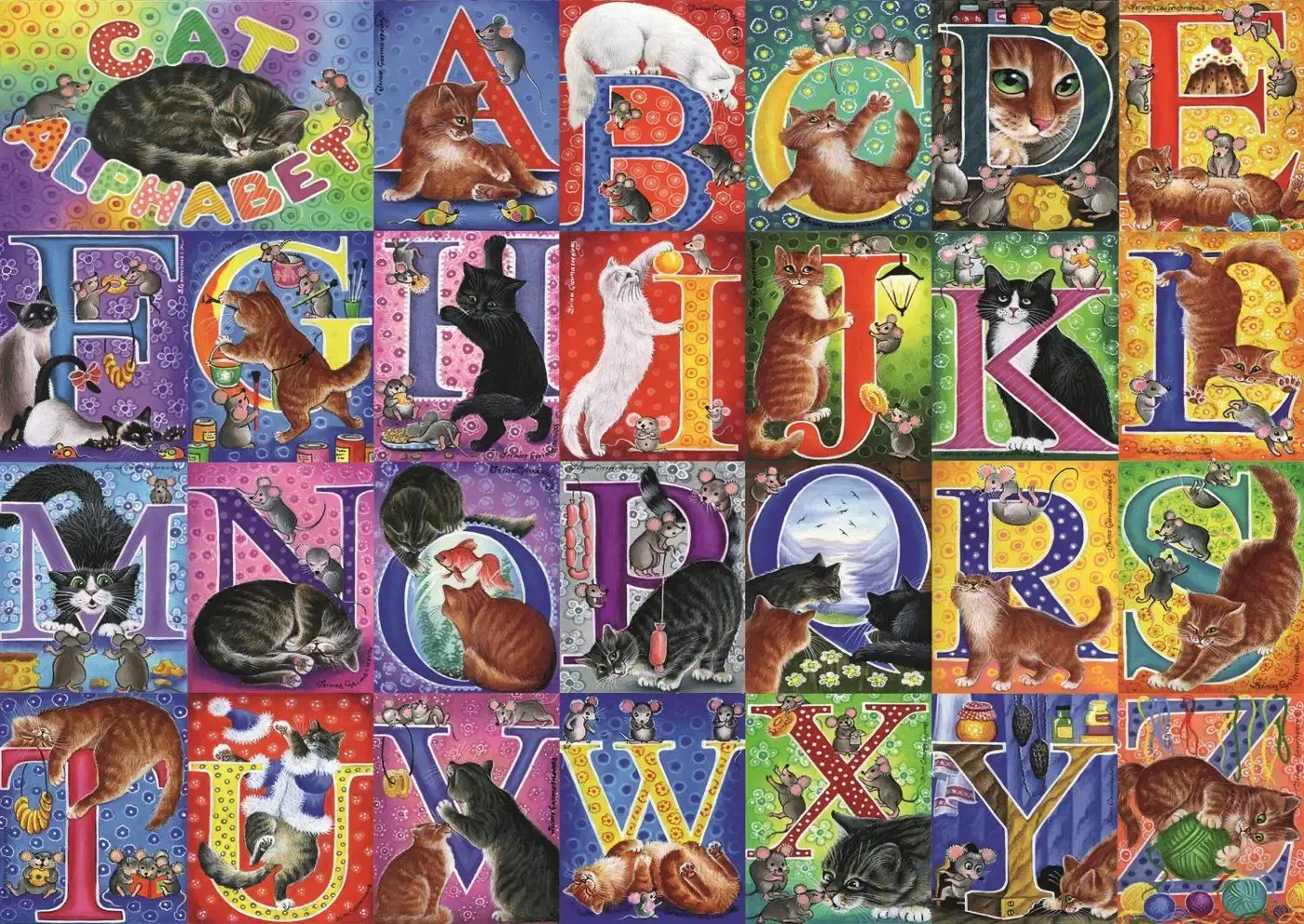 Das Alphabet der Katzen