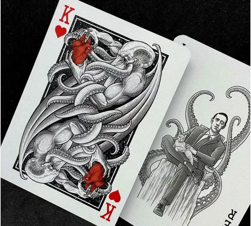 Cthulhu Mythos Poker Cards Black Edition