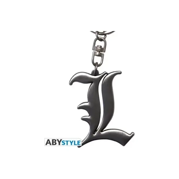 DEATH NOTE - Keychain 3D L Symbol