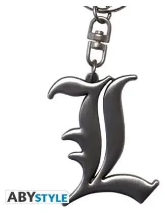DEATH NOTE - Keychain 3D L Symbol
