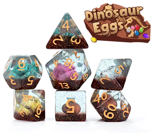 Inclusion Dice: Dinosaur Eggs