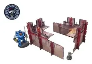 Imperial WTC Walls Low Red (2) Prepainted