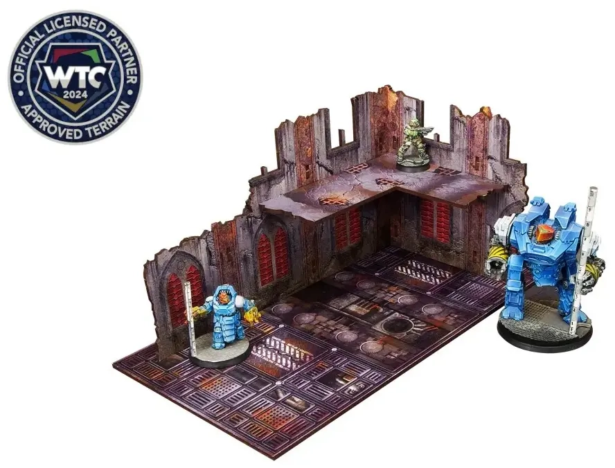 Imperial WTC Terrain Footprint 12x6inch (6) Prepainted