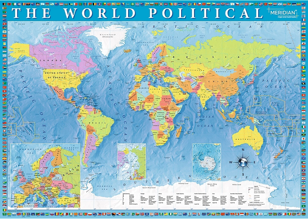 Politische Weltkarte