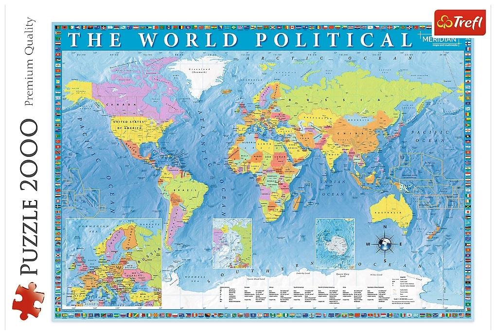 Politische Weltkarte