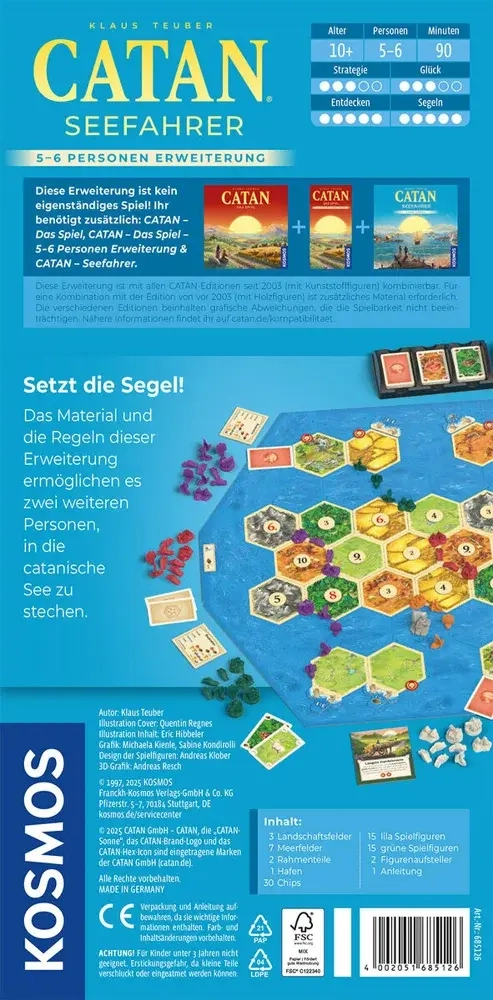 Catan | Seefahrer 5/6 Spieler - Erweiterung
