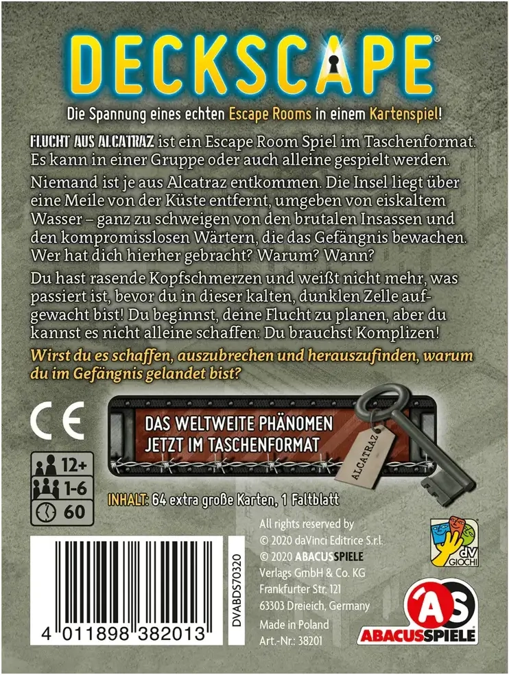Deckscape – Flucht aus Alcatraz