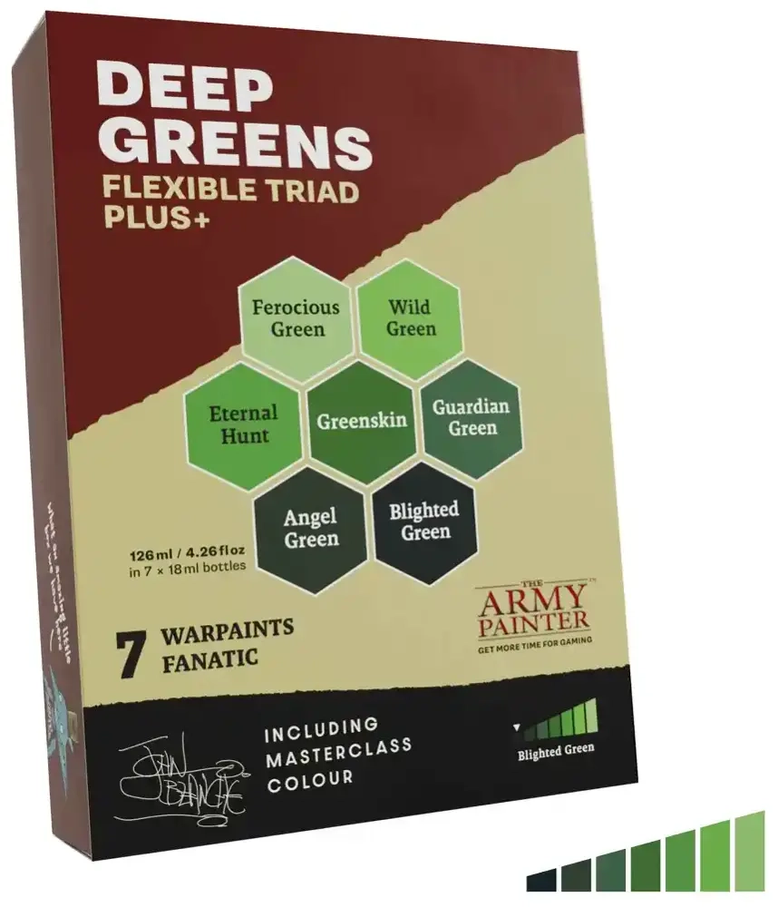 Warpaints Fanatic: Deep Greens Triad PLUS+