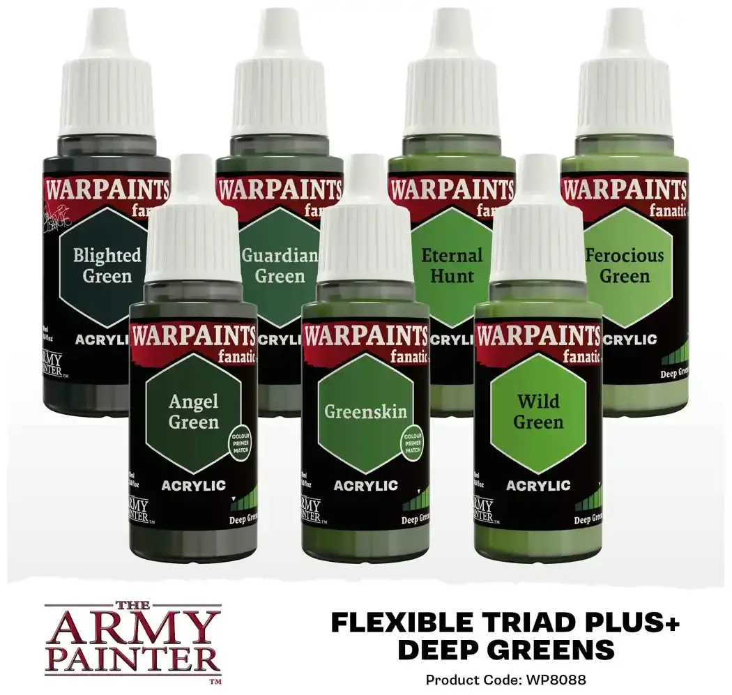 Warpaints Fanatic: Deep Greens Triad PLUS+