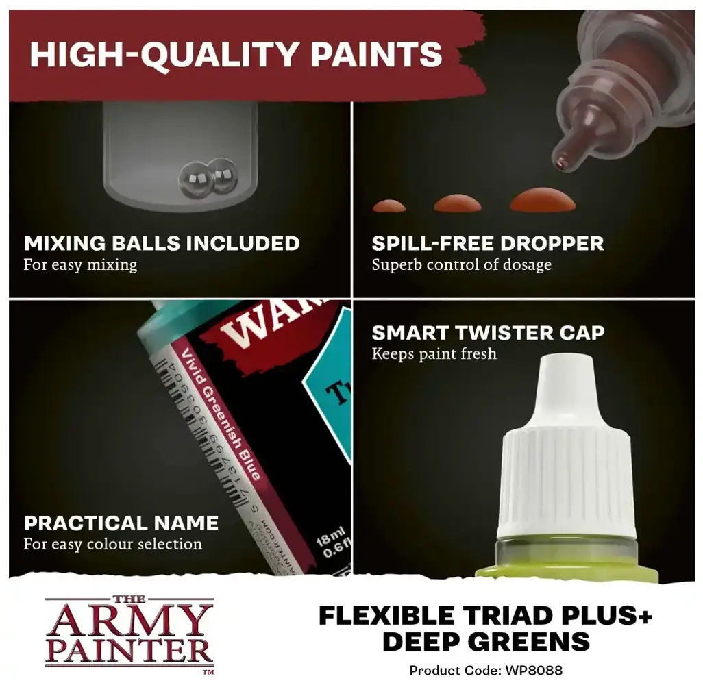 Warpaints Fanatic: Deep Greens Triad PLUS+