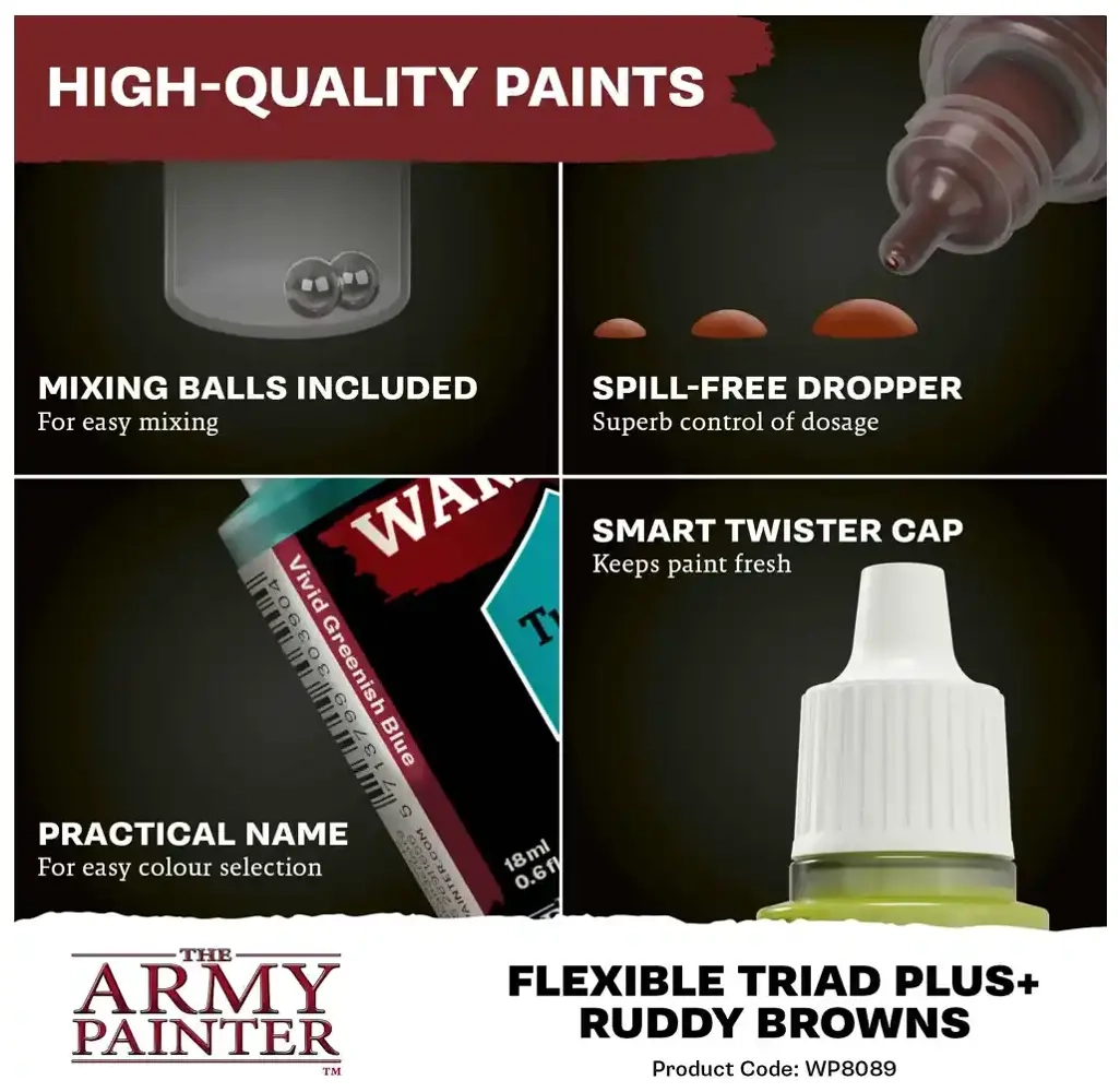 Warpaints Fanatic: Ruddy Browns Triad PLUS+