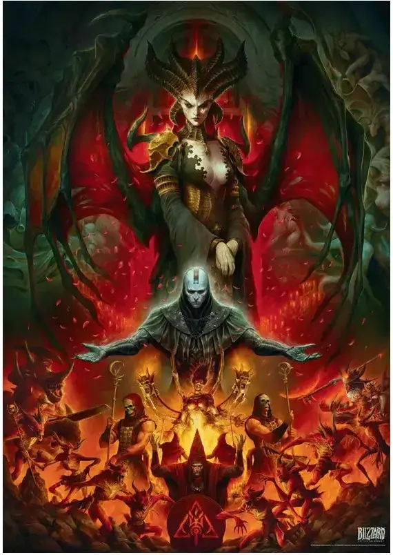 Gaming Puzzle Diablo IV Lilith Composition Puzzles