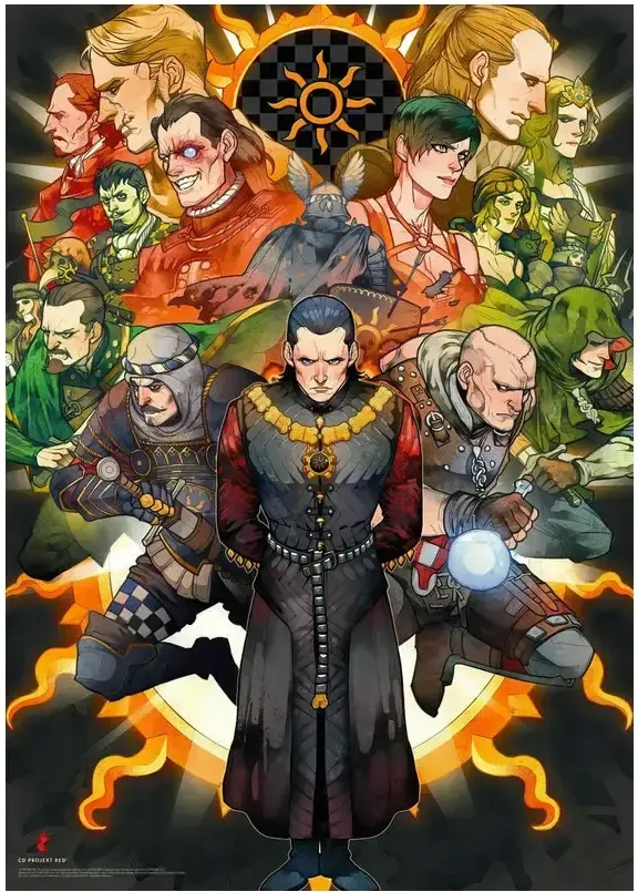 Gaming Puzzle: The Witcher Nilfgaard Puzzle - 500 Teile