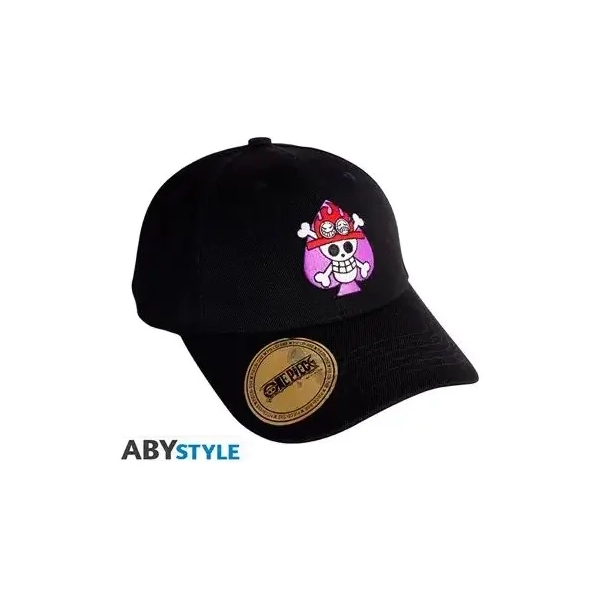 ONE PIECE - Cap - Black - Ace's Skull