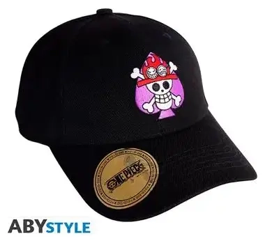 ONE PIECE - Cap - Black - Ace's Skull