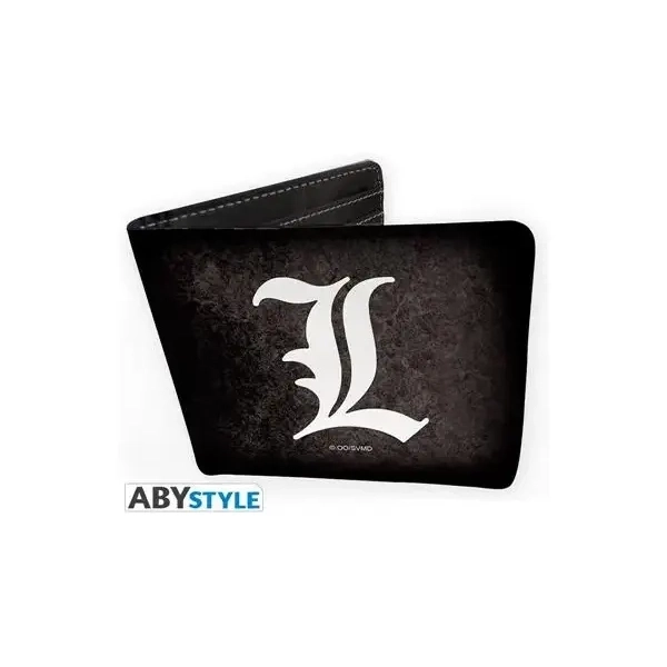 DEATH NOTE - Wallet "L symbol" - Vinyle