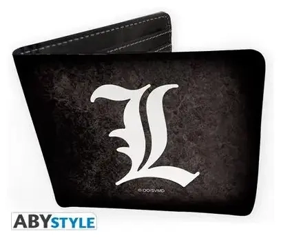 DEATH NOTE - Wallet "L symbol" - Vinyle