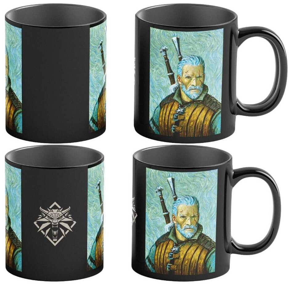 Game Art Chronicles: The Witcher Geralt Van Gogh Mug