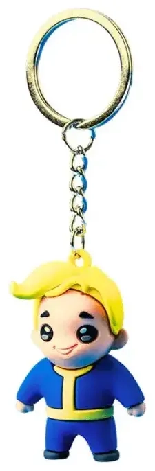 Fallout Vault Boy Good Loot 3D Keychain