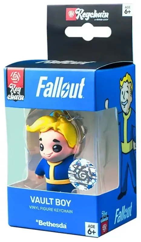 Fallout Vault Boy Good Loot 3D Keychain
