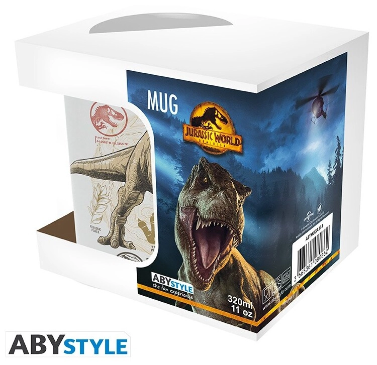 JURASSIC WORLD - Mug - 320 ml - Paleontology - subli - with box