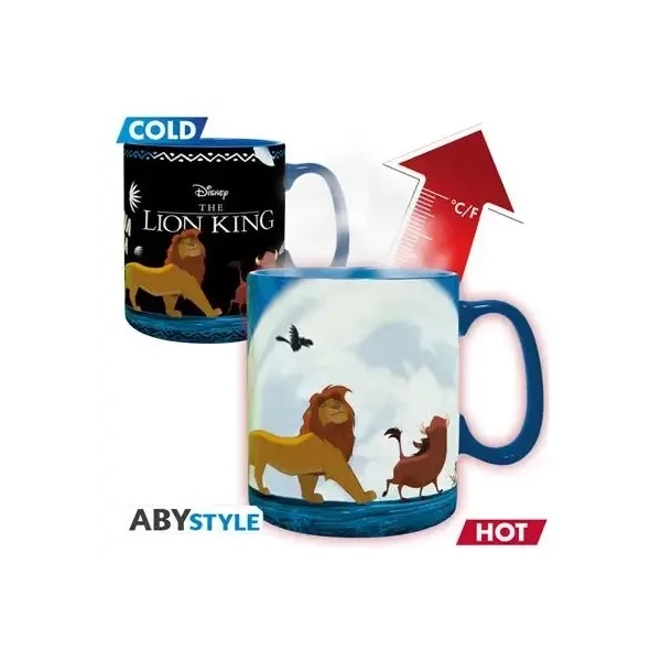 DISNEY - Mug Heat Change- 460ml- The Lion King - cardboard