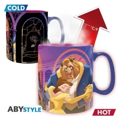 DISNEY - Mug Heat Change - 460 ml - Beauty & the Beast - cardboard