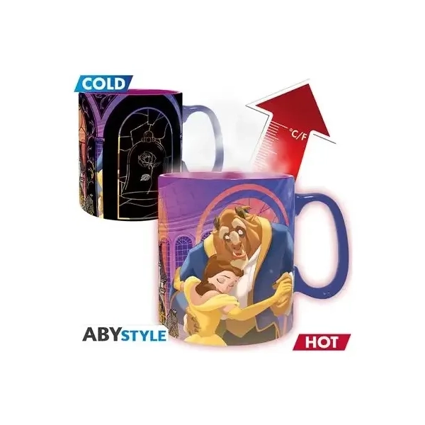 DISNEY - Mug Heat Change - 460 ml - Beauty & the Beast - cardboard