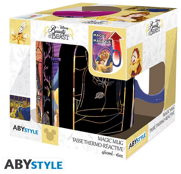 DISNEY - Mug Heat Change - 460 ml - Beauty & the Beast - cardboard