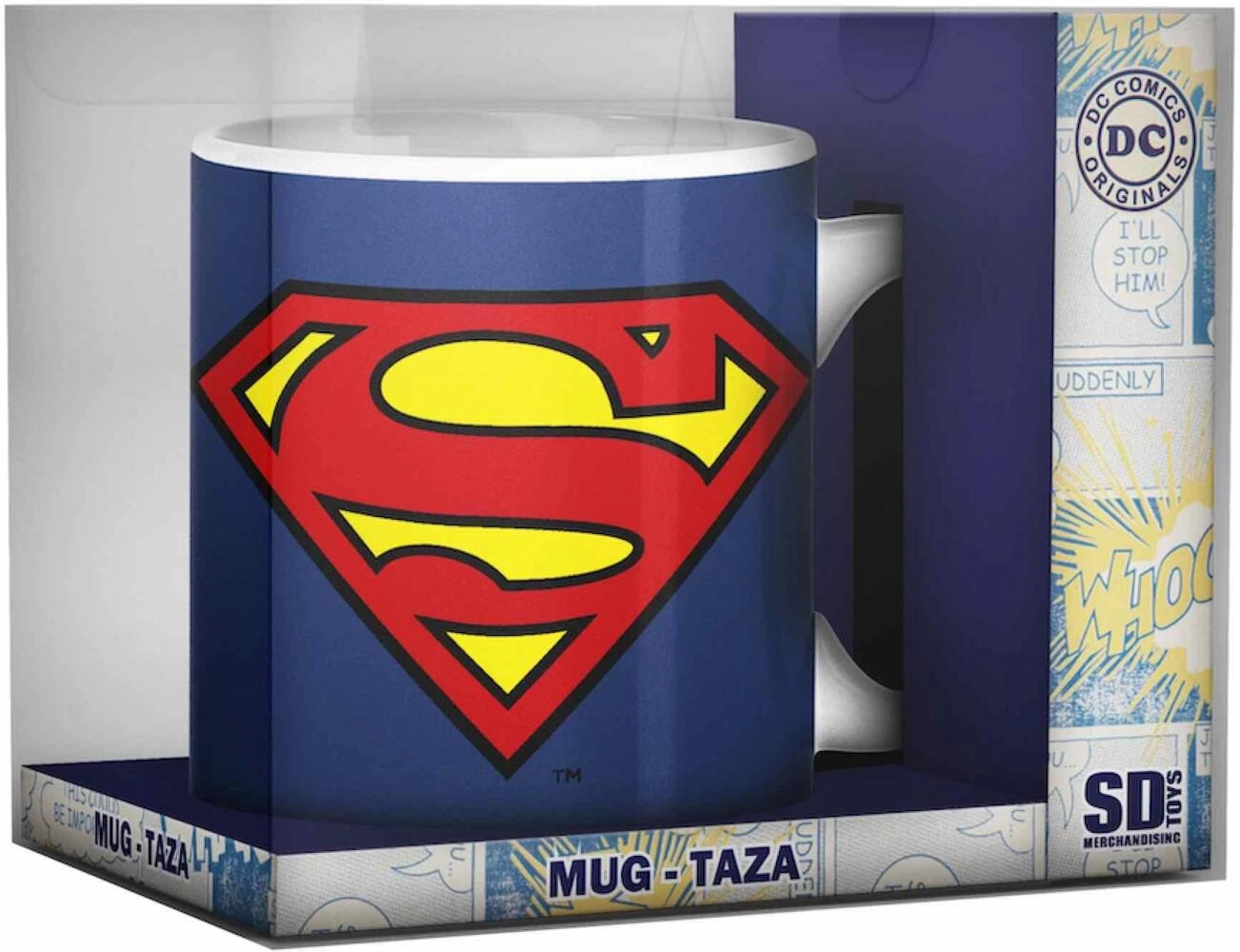 Superman Logo Ceramic Mug Dc Comics