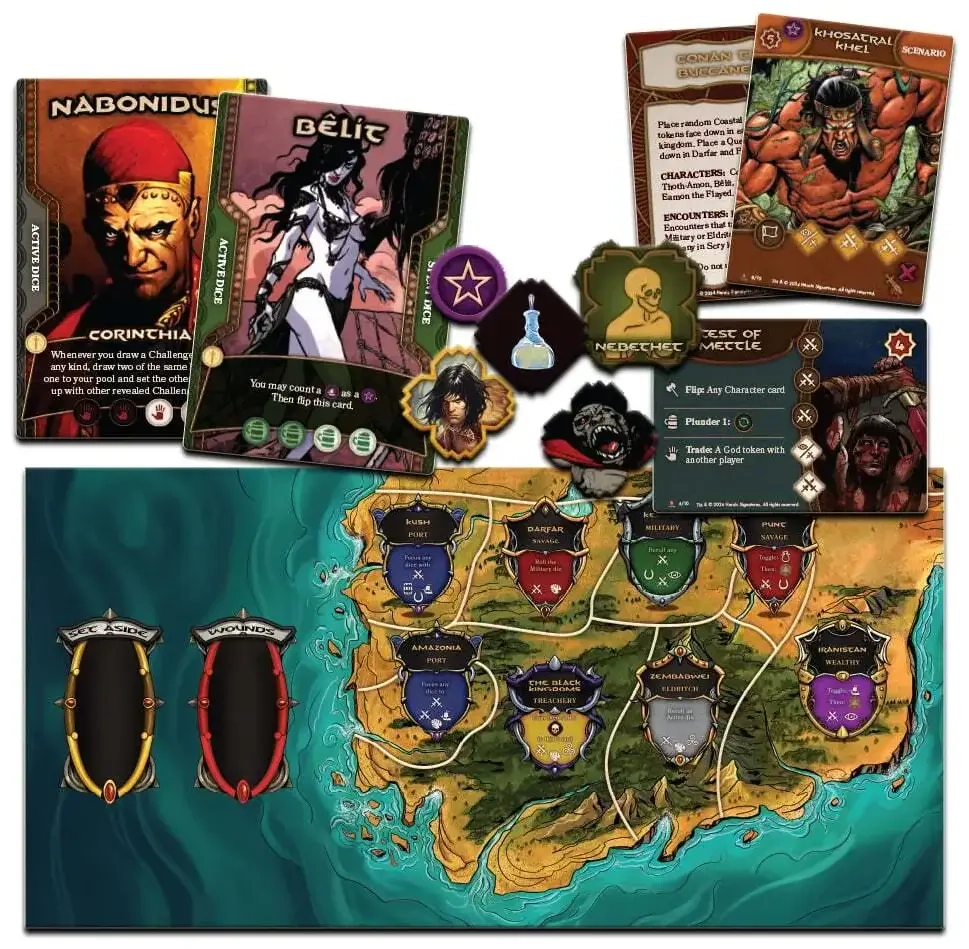 The Adventures of Conan - Queen Of The Black Coast and Nemedian Chronices Expansion - EN