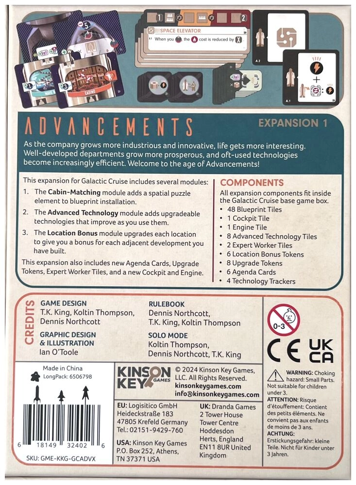 Galactic Cruise - Advancements Expansion - EN