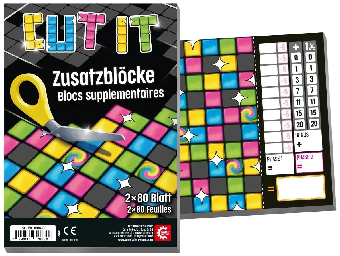 Cut it Zusatzblöcke - DE/FR