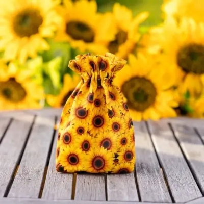 Full Art Dice Pouch Sunflower