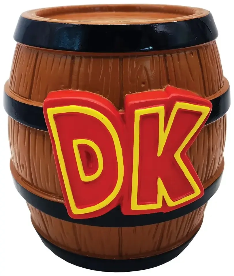 Donkey Kong (Dk Barrel) Shaped Money Bank