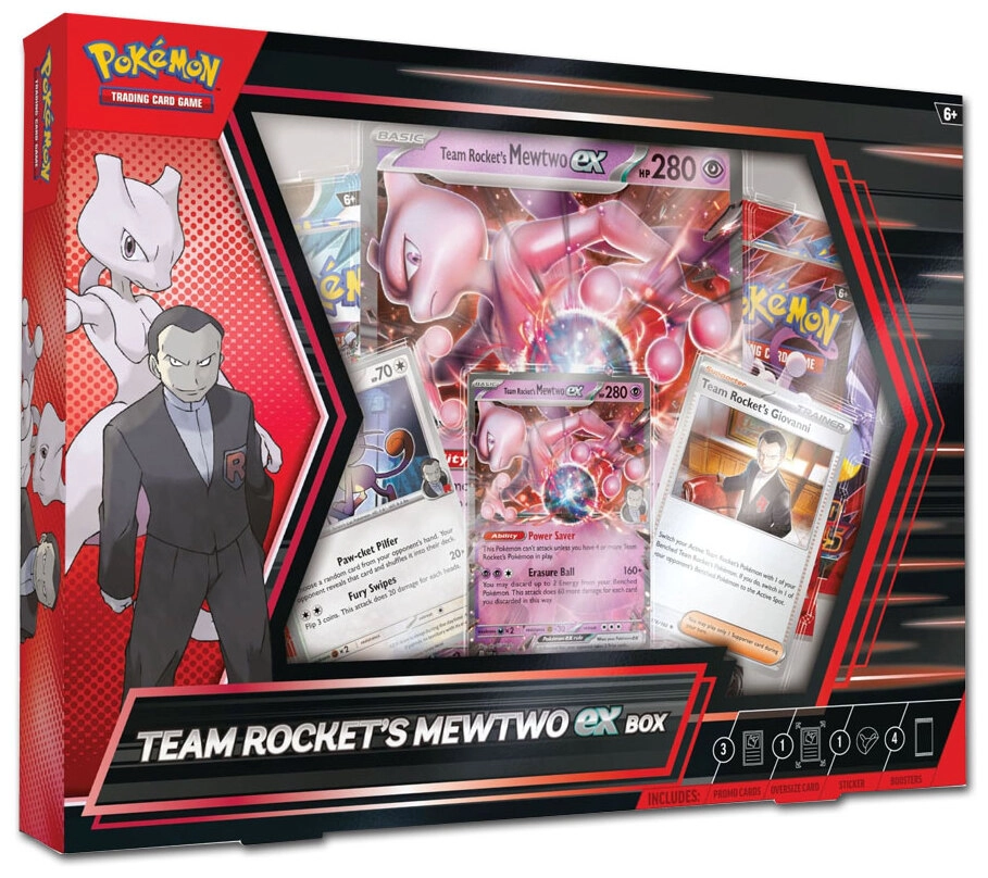 Pokémon Team Rocket's Mewtwo EX Box - EN